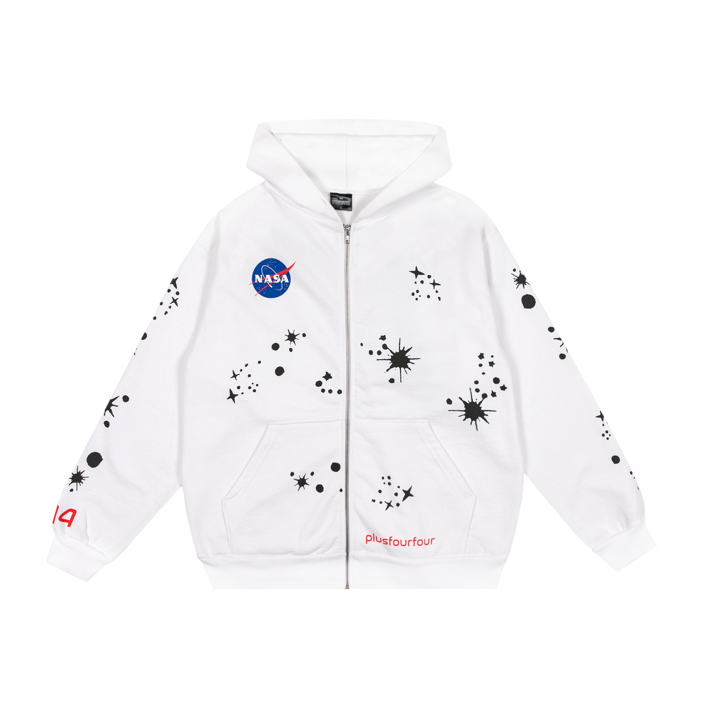 Nasa hoodie zip deals