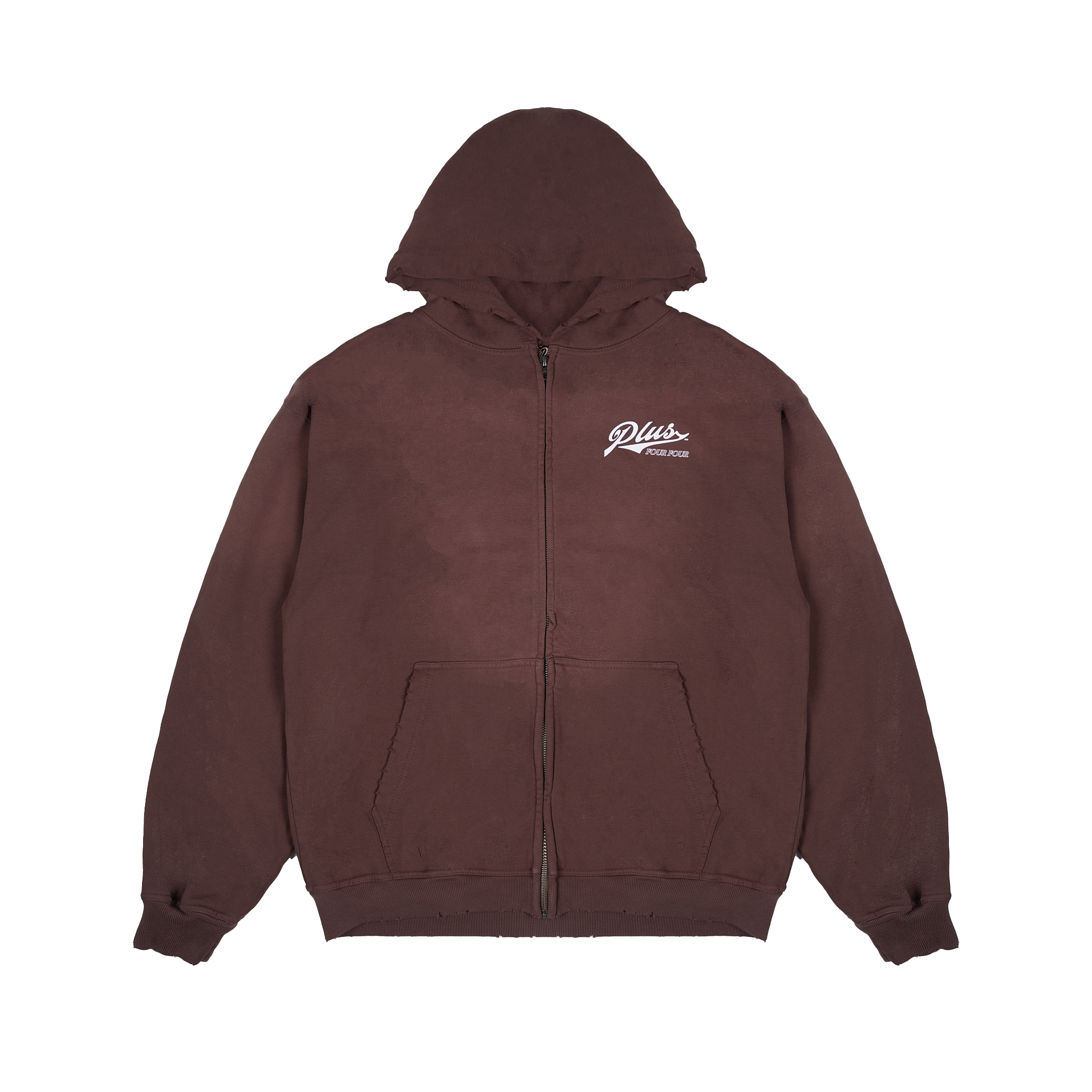 High Plains Zip Hoodie - Saddle Brown – PLUS 44