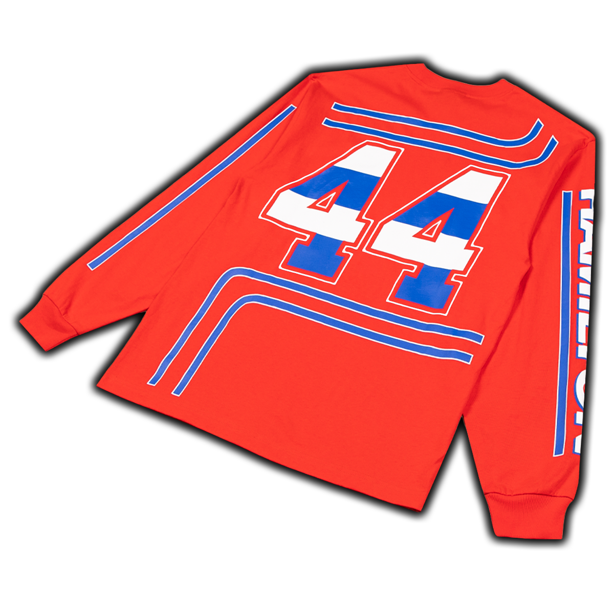 スポーツ選手 L.Hamilton 2018 Used Personal L/S Tee PLUS44 Vintage Racing L/S Tee – PLUS 44