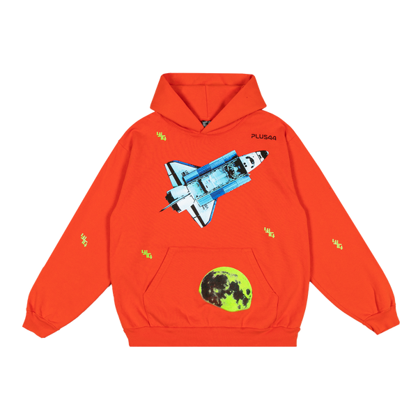 SHUTTLE HOODIE ELECTRIC ORANGE PLUS 44
