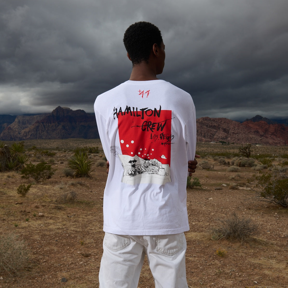 Joy Ride Classic Long Sleeve Tee - White