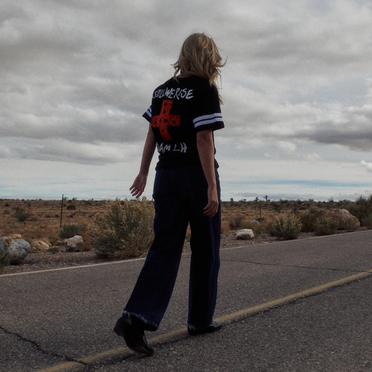 Lucky Mouse Jersey Short Sleeve Tee - Black