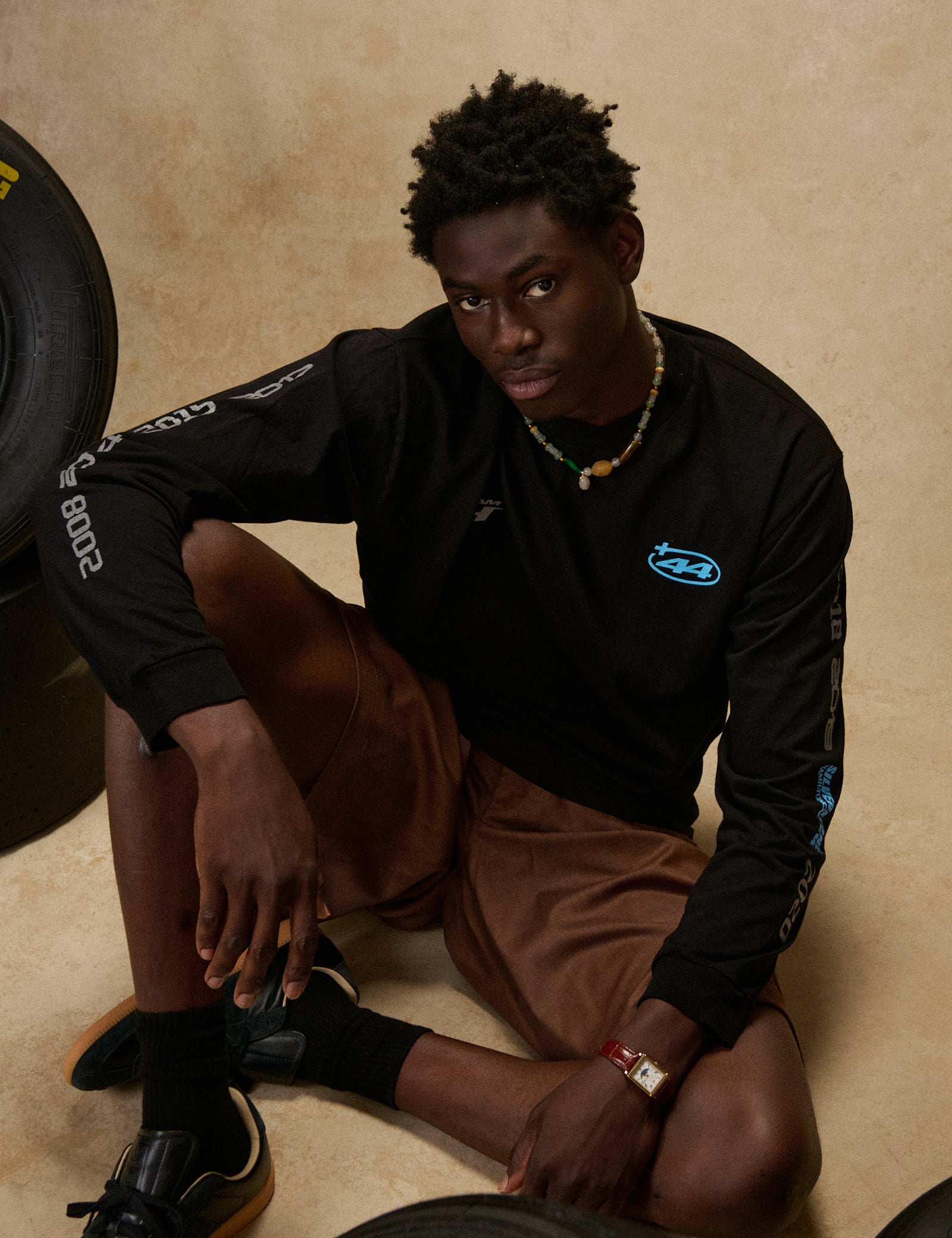 Hamilton Crew Reflective L/S Tee