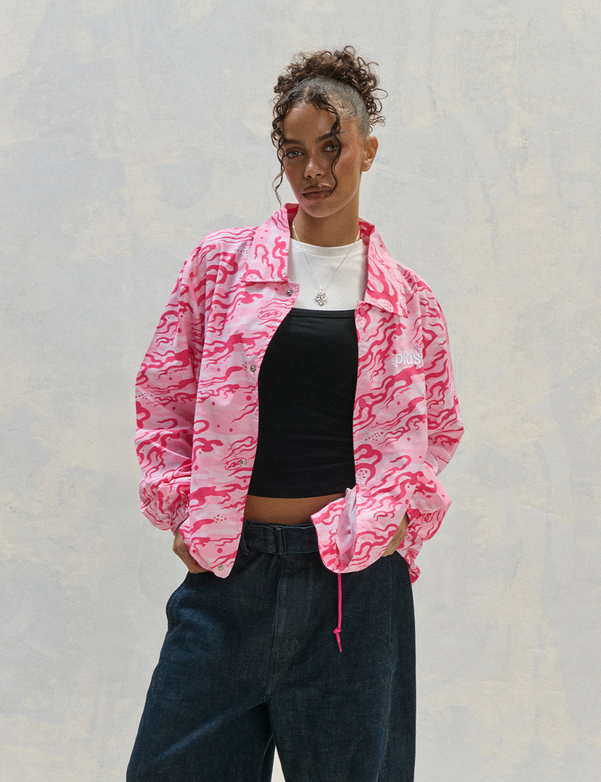 Celestial Camo Coach Jacket