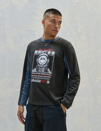 Marina Spaceport Panelled LS Tee