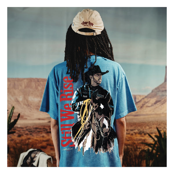 Still We Rise Classic Tee - Washed Blue