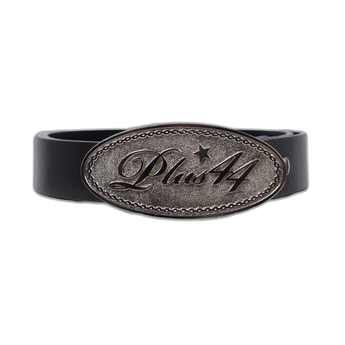 Bucking Bronco Belt - Black/Silver