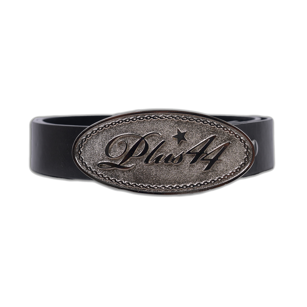 Bucking Bronco Belt - Black/Silver