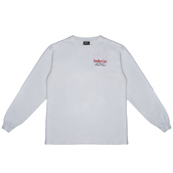Saddle Up Long Sleeve Tee - White