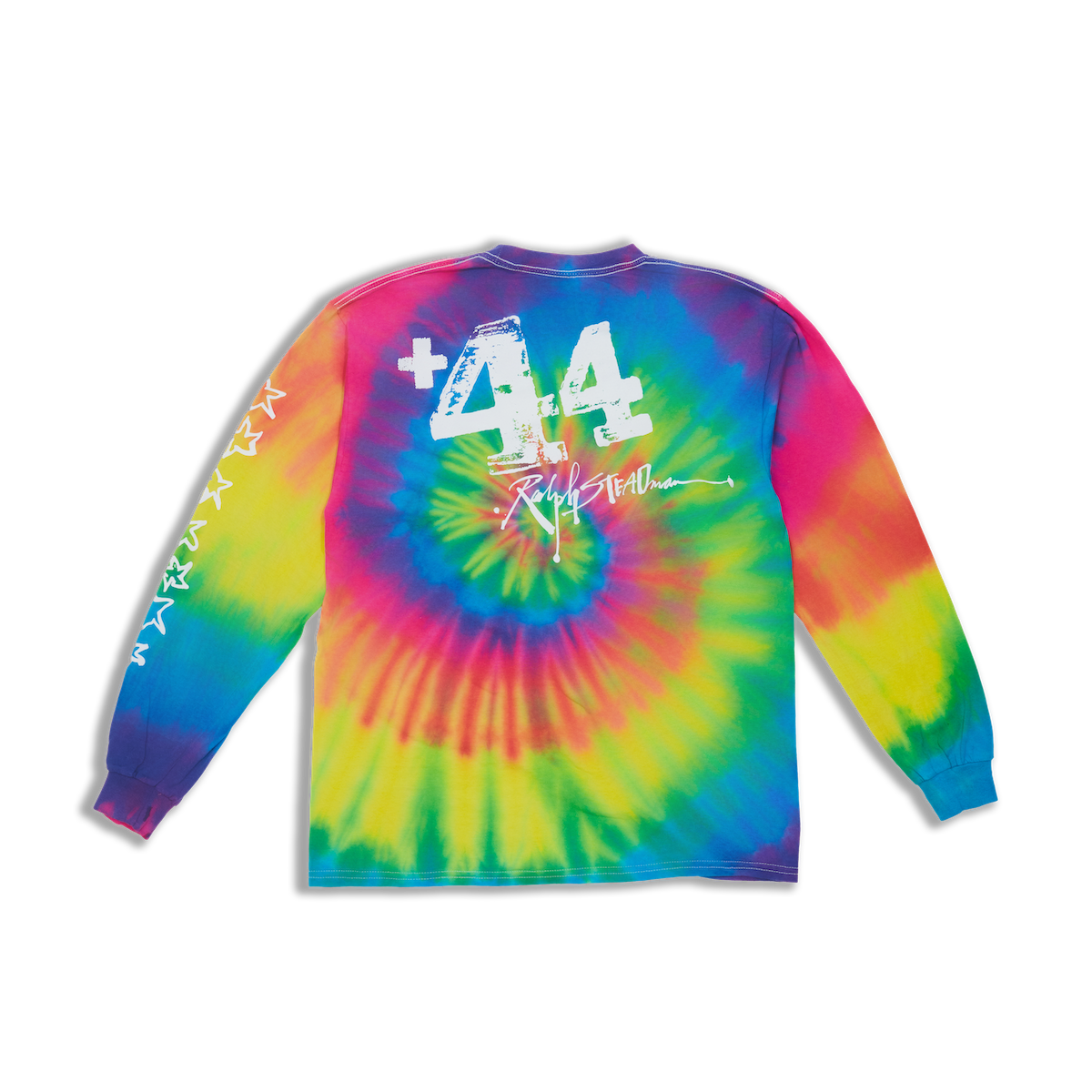 Sin City Tie Dye Long Sleeve Tee - Rainbow