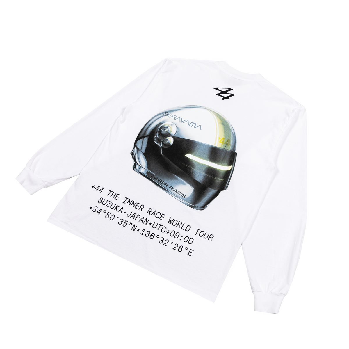 44 SORAYAMA HELMET LS TEE WHITE XL-