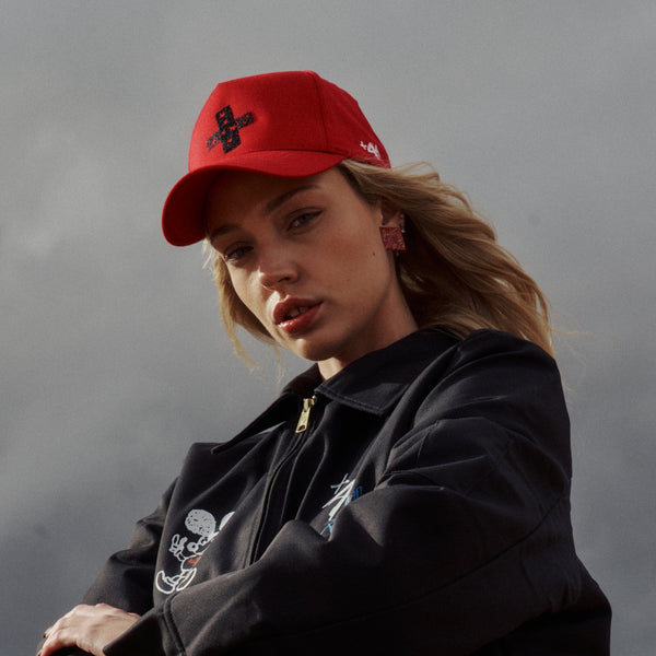 Steadman Stars Cap - Cherry Red