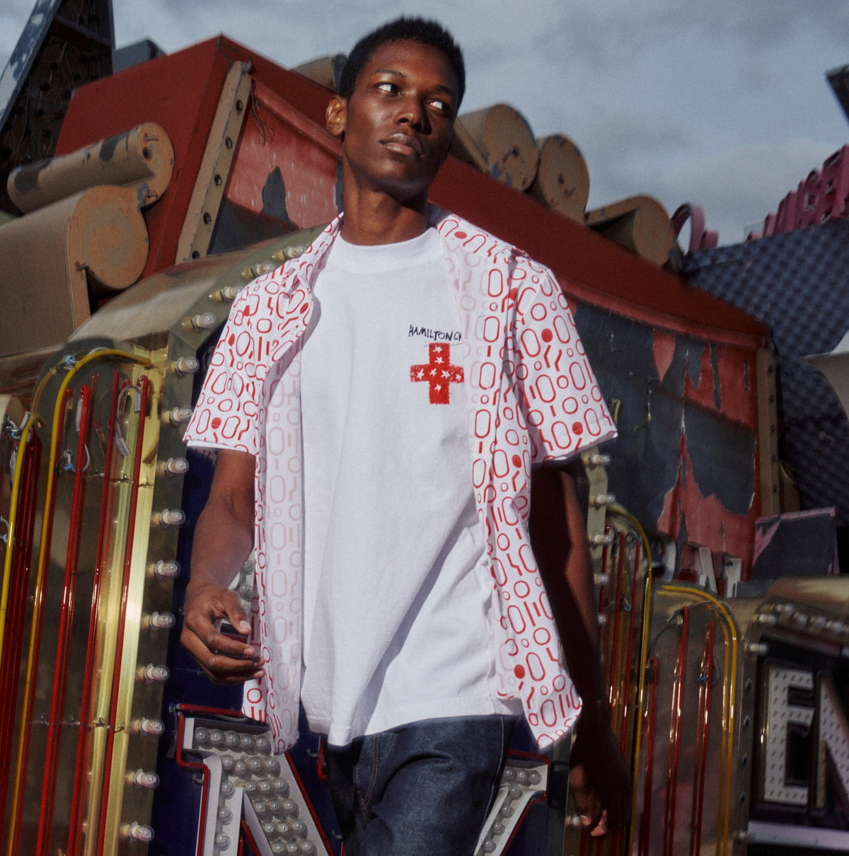 Vegas Dayz Classic Short Sleeve Tee - White