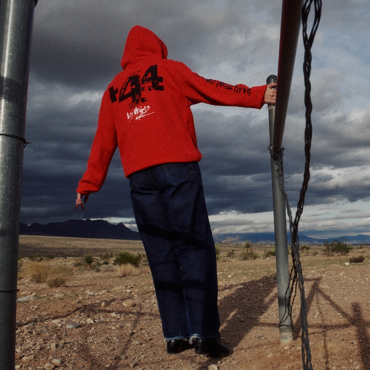 Vegas Dayz Pullover Hoodie - Cherry Red